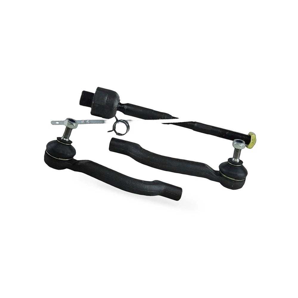 Set of 4 Inner Outer Tie Rod Ends for Nissan X-Trail T31 (2007–2013)
