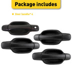 Set of 4 Exterior Door Handles for Chevrolet Colorado (2004–2012)