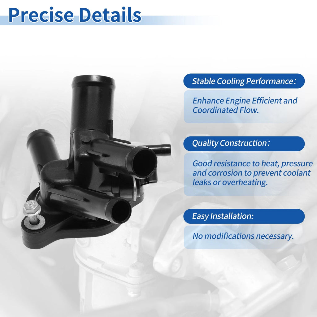 Engine Coolant Thermostat Housing Assembly No. 12672523 for Buick Encore (2016–2021)