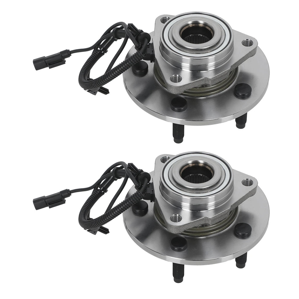 Pair Front Wheel Bearing Hub for Dodge Ram 1500 (2009–2010) WE61050 BR930808