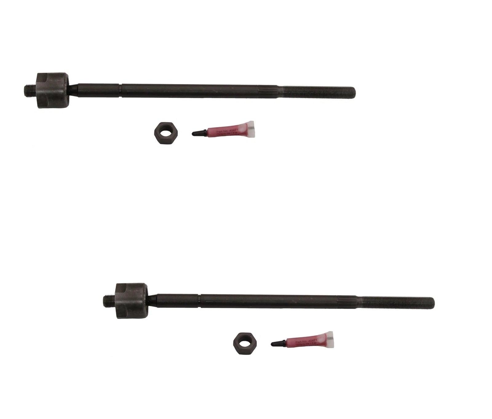 Set of 2 Inner Steering Tie Rod Ends Moog for Ford Focus (2009–2011)