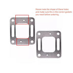 Set of 4 Exhaust Manifold Elbow Gaskets for Mercruiser (27-863724, 18-0897)