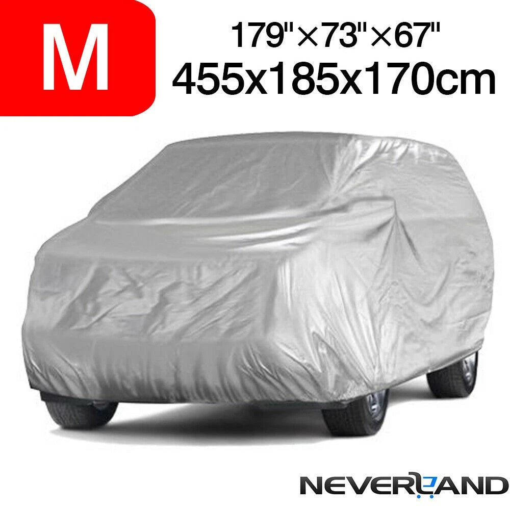 SUV Car Cover Waterproof Outdoor UV Protection (455 x 185 x 170cm)