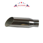 Stainless Steel Exhaust Tip for Universal Fit (2.5" Inlet, 3.5" Outlet)