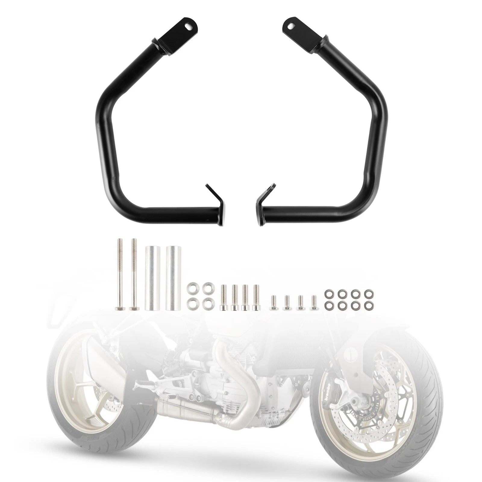 Bumper Engine Protection Guard Crash Bar for Guzzi V100 Mandello (2022–2024)
