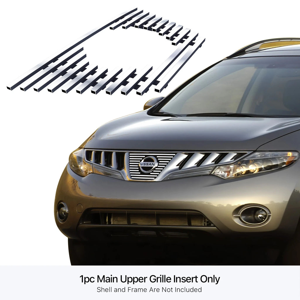 Stainless Chrome Billet Grille Insert for Nissan Murano (2009-2010)