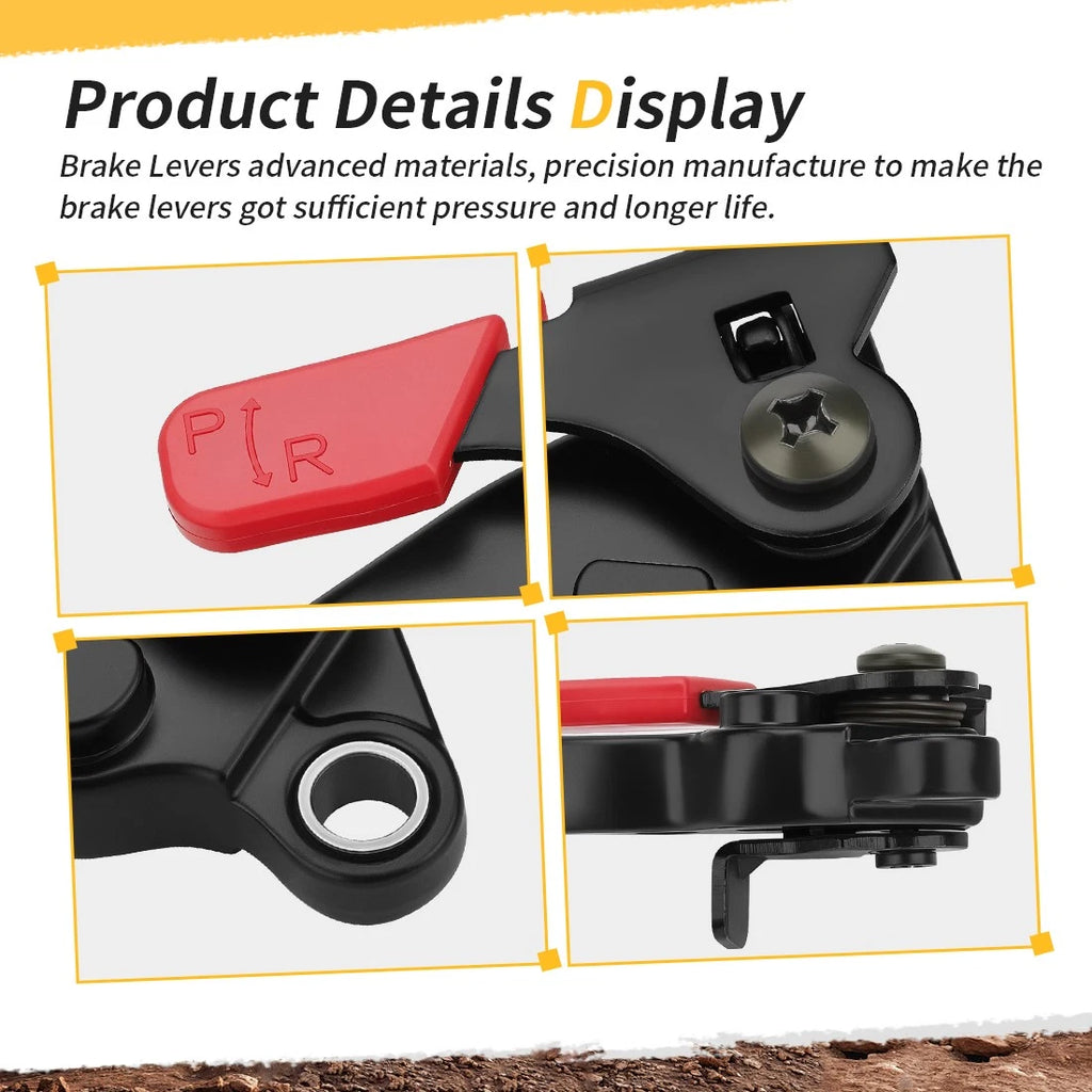 Left Hand Rear Brake Lever Parking Lock Assembly for Honda Recon 250 (2002–2004)