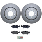 Front Brake Kit 300mm Disc Rotors & Semi-Metallic Pads for BMW E36 E46 E85 E86