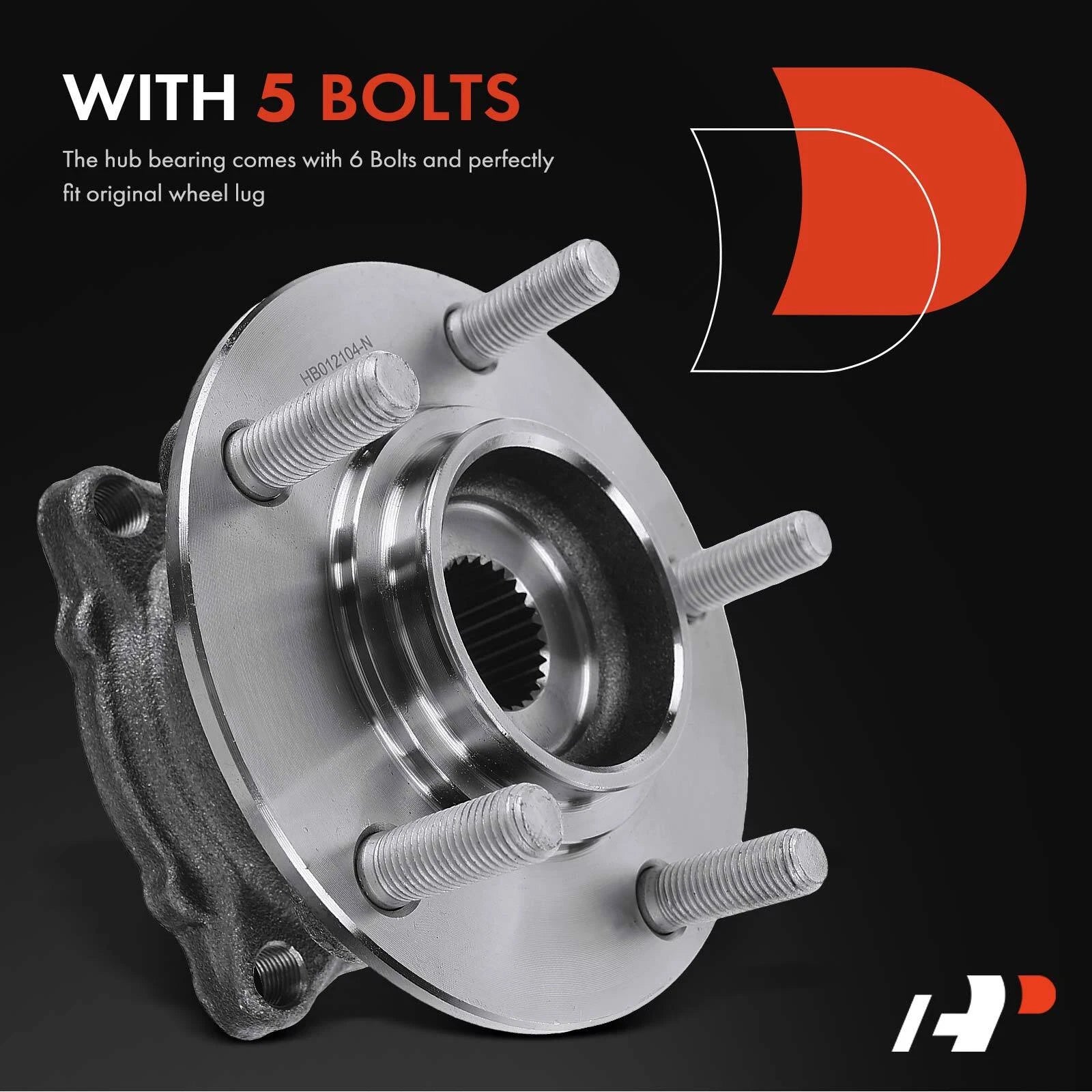 Rear Wheel Hub & Bearing Assembly for Mitsubishi Lancer (2008–2015) AWD