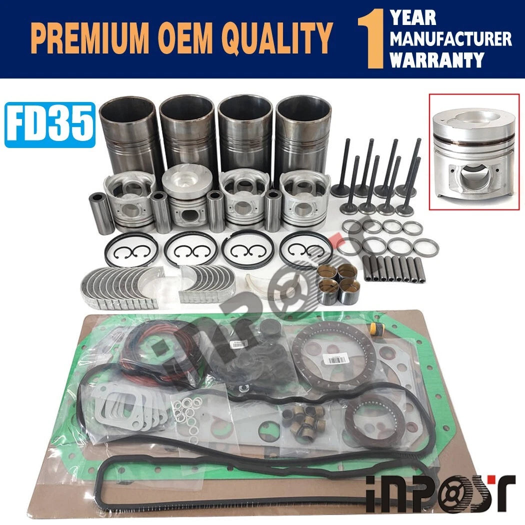 Overhaul Rebuild Kit for Nissan FD35T FD35 Engine
