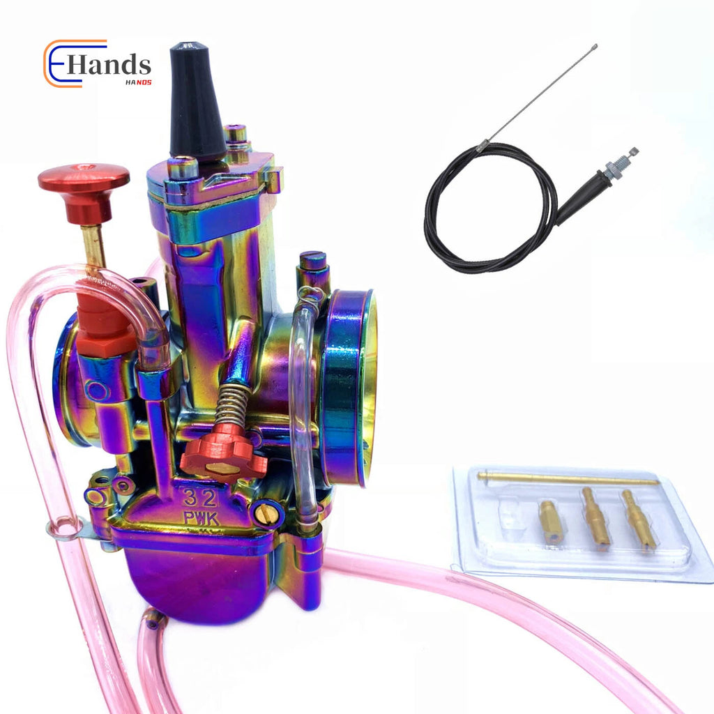 Carburetor & Throttle Cable for Honda CR80 CR85R CR125 CR125R