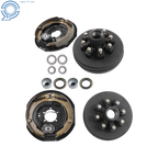 Set of 2 Trailer Hub Drum Kits for 7000lb Axle 12"x2" Electric Brakes