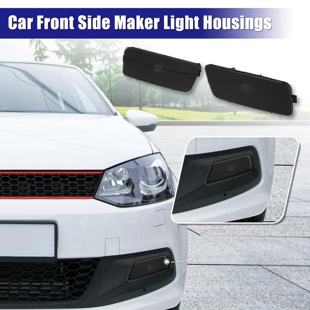 Pair Front Bumper Side Marker Light Housing for VW MK6 Golf GTI (2010–2014)