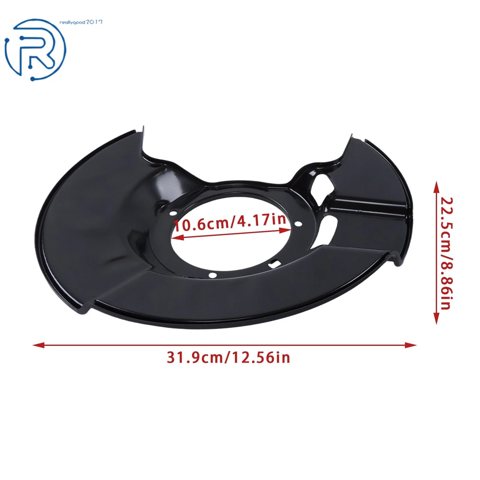 Set of 2 Front Left & Right Brake Dust Shields for Honda Pilot (2003–2008) 45255-S9V-A00