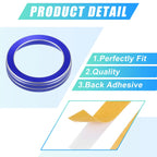 Car PRND Switch Knob Cover for Ford Explorer (2020–2022) Aluminum Alloy Blue