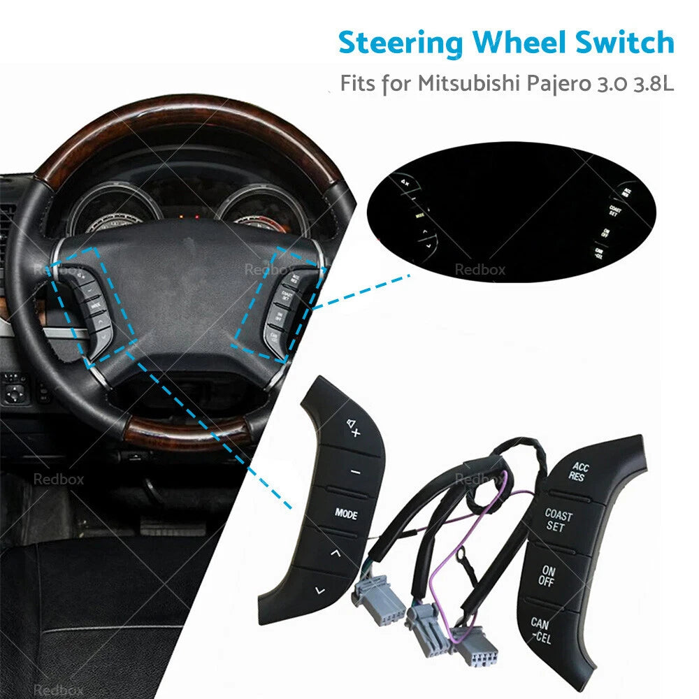 Steering Audio Control Switch for Mitsubishi Pajero (2007–2012)