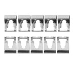 10X Linkage Repair Clips for Windscreen Wiper (Auto Metal Silver)