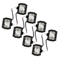 8PC LED Work Light Bar Set for 4WD Vehicles (12V/24V)