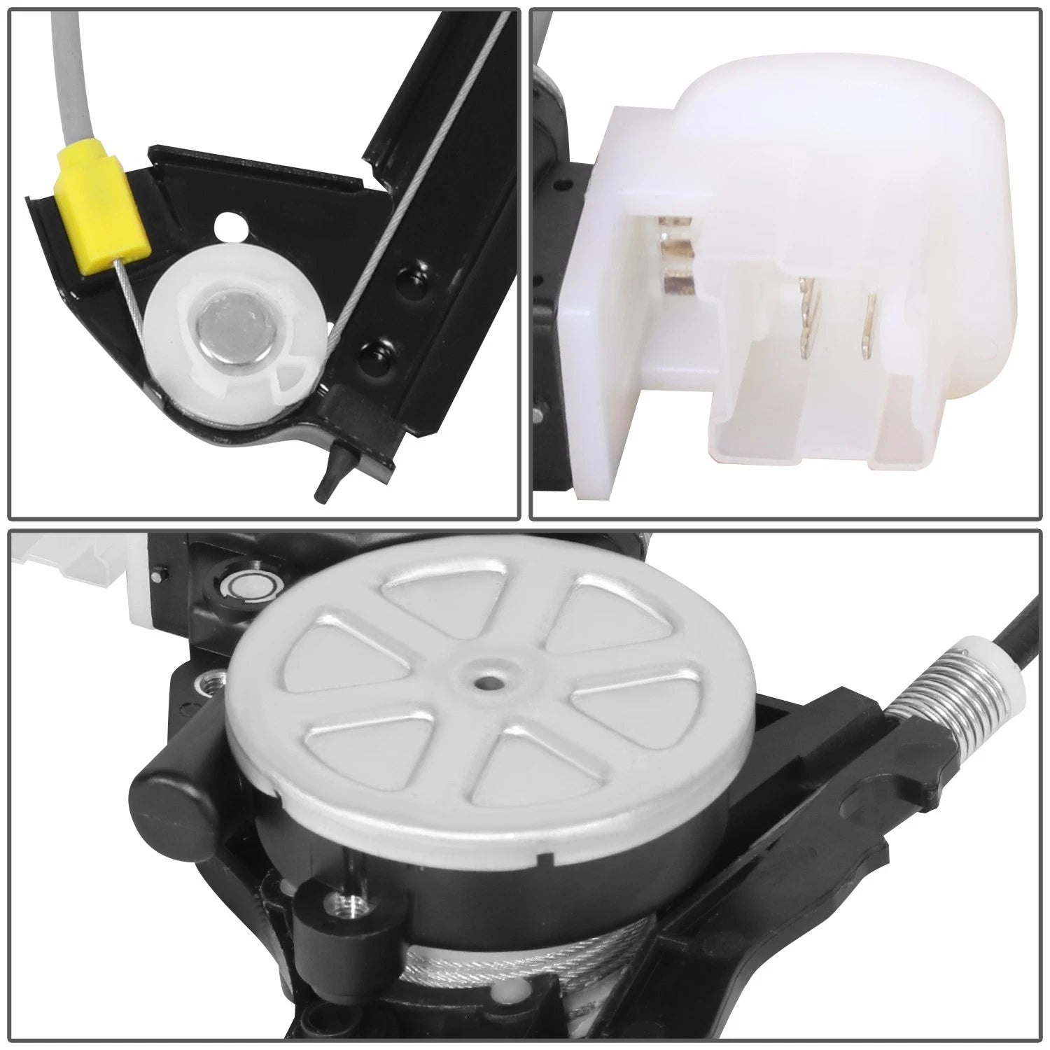 Electric Front Right Side Window Regulator w/Motor for Nissan Rogue (2008–2015)