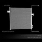A/C Condenser for Ford Explorer Sport Trac 2002–2010 (4.0L V6, 4.6L V8)