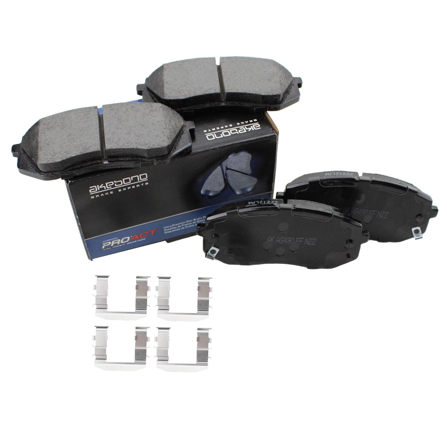 Front ProAct Disc Brake Pads Akebono ACT1295 for Kia Sportage Hyundai Tucson (2017–2023)