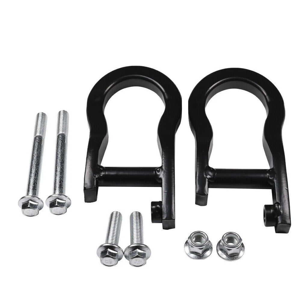 Set of 2 Black Tow Hooks for Chevrolet GMC Silverado Sierra 1500 (2007–2019) 84072463