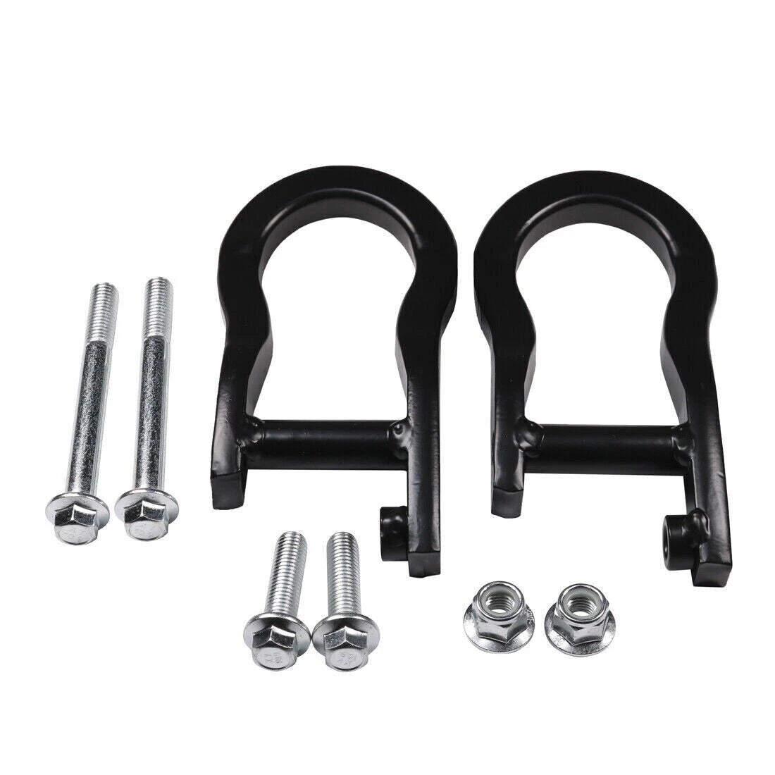 Set of 2 Black Tow Hooks for Chevrolet GMC Silverado Sierra 1500 (2007–2019) 84072463
