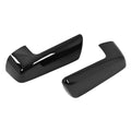 Pair Gloss Black Mirror Cap Covers for Chevy Silverado 1500 (2019–2025)