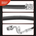 2X Front Inner Brake Hydraulic Hose for Kia Spectra (2004-2009)
