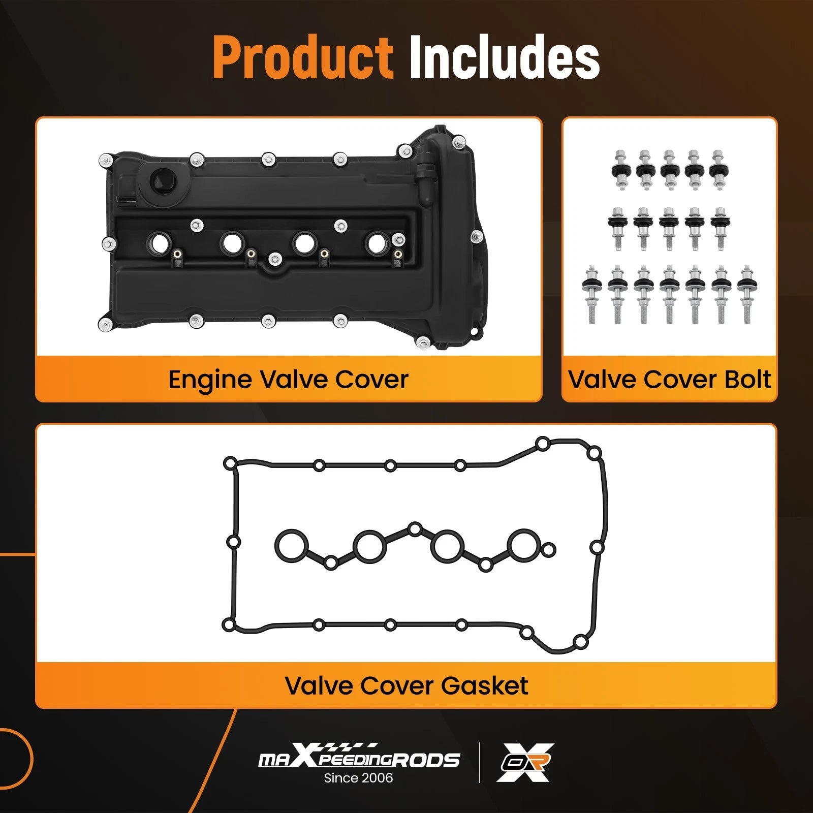 Valve Cover with Gasket for Jeep Compass Patriot (2007-2017)