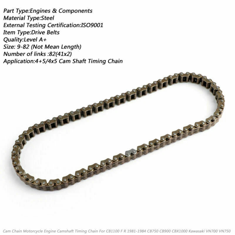 Timing Cam Drive Chain for Honda CB750C, CB750F, CB900C, CB900F (1979–1983)