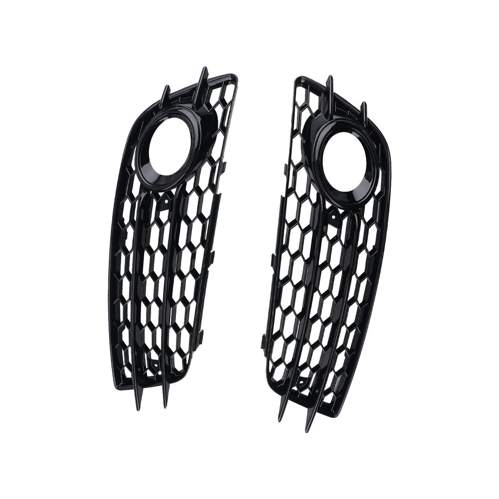 2X Fog Grille Cover Bezel for Audi A4 (2008-2012)