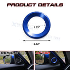 2pcs Glossy Blue Door Audio Speaker Covers for Honda Civic (2016-2021)