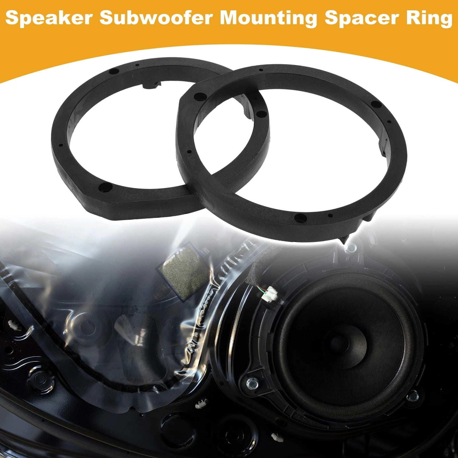 2X Speaker Spacer Ring Tweeter Adapter for Honda Odyssey (2009–2021)