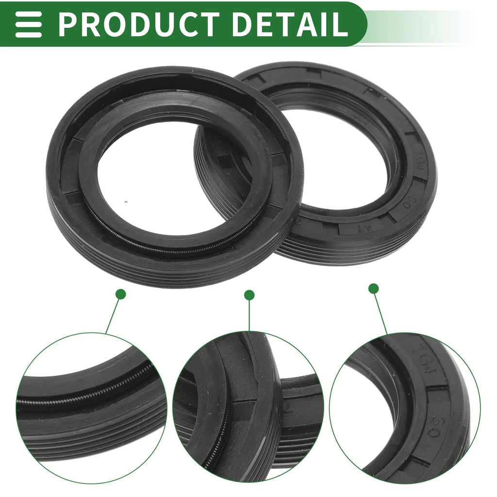 Set of 5 Oil Seal TG4 Lip Seal Ring 30x47x7mm NBR Rubber for Rotary Shaft