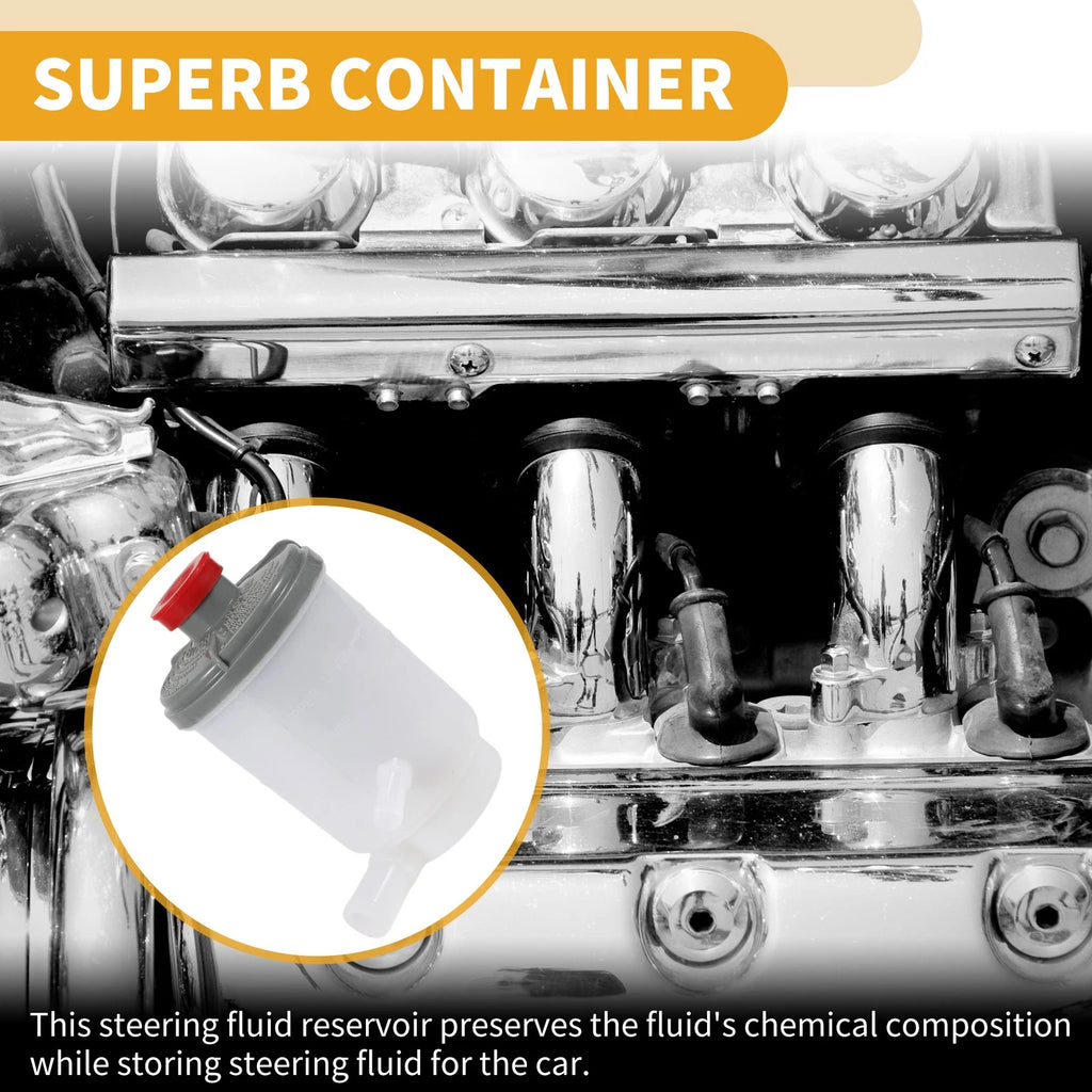 Power Steering Reservoir for Honda Accord (2008–2012) Plastic White