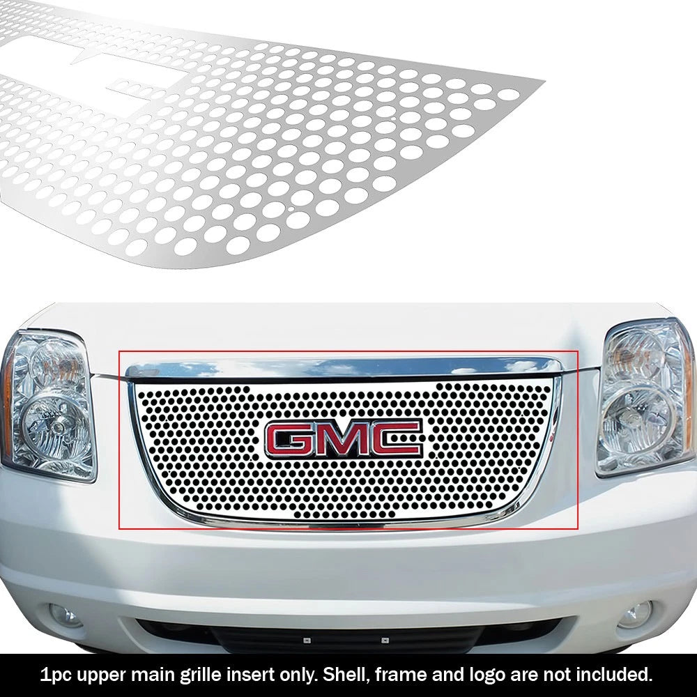 Stainless Steel Laser Cut Grille Insert for GMC Yukon/XL (2007-2014)