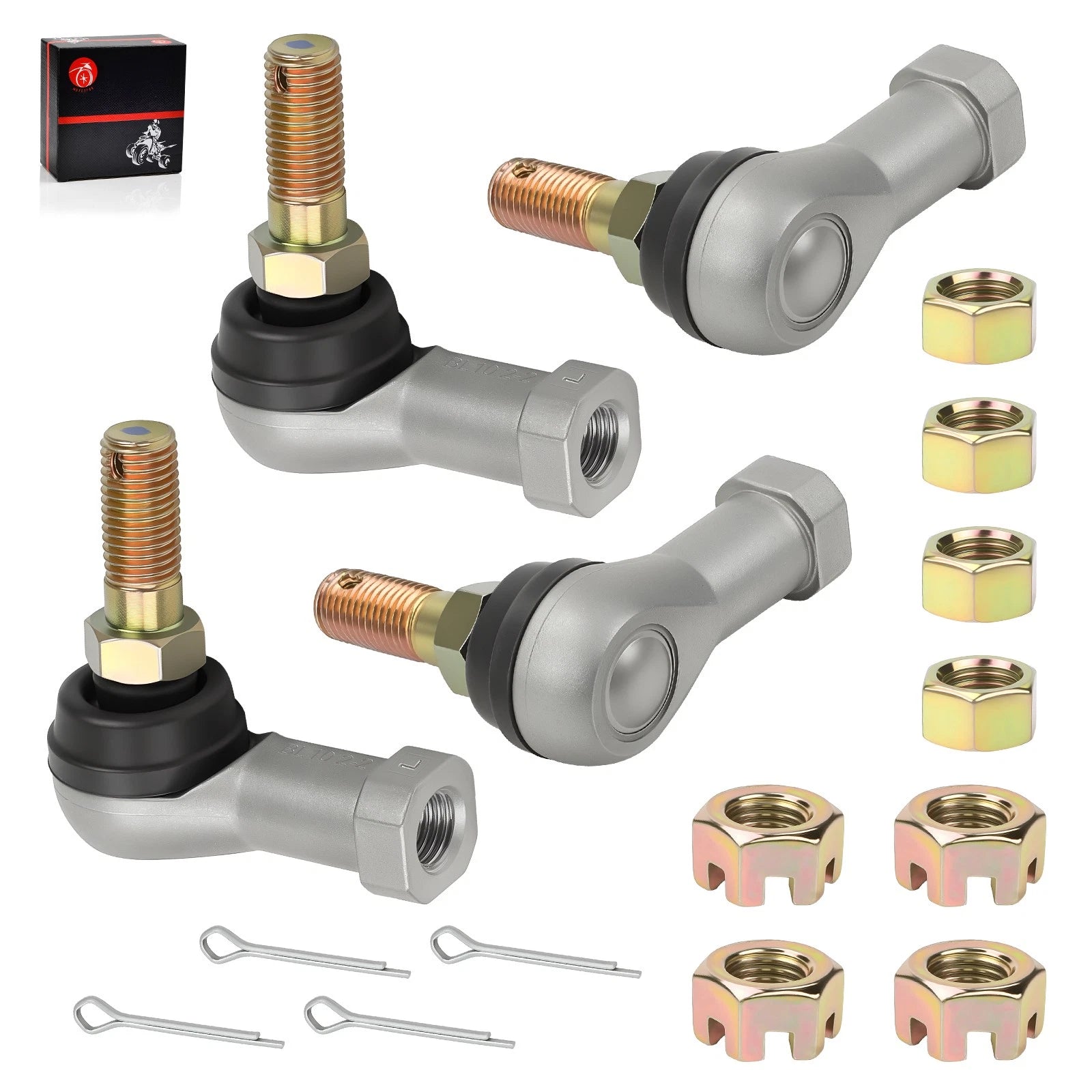 LH + RH Tie Rod End for Polaris Trail Boss 250 4x4 (1987–1988)