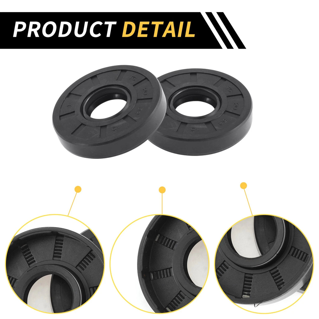 Set of 5 Oil Seal Rotary Shaft Seal NBR Rubber 20x52x10mm