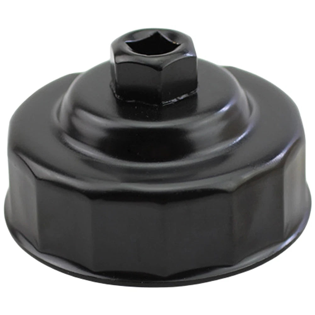 76mm Oil Filter Wrench for Compatible Vehicles (14 Flutes, Carbon Steel)