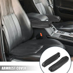 Front Seat Armrest Covers for Honda Odyssey (2005-2010) - 1 Pair Black