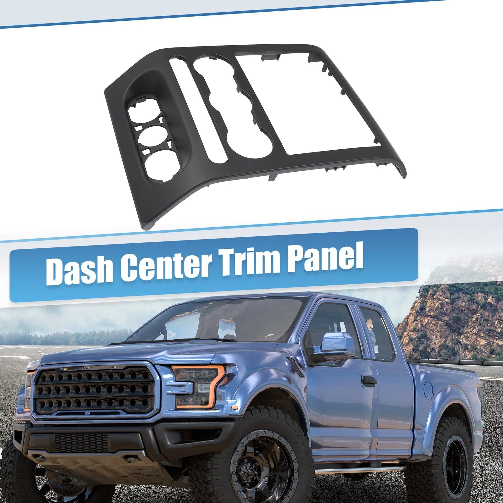 Dash Radio Bezel Center Trim Panel Cover for Ford F-150 (2004–2008)