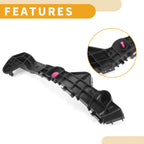 LH Front Bumper Support Bracket for Lexus NX300h (2015–2021) 1 Pc Black