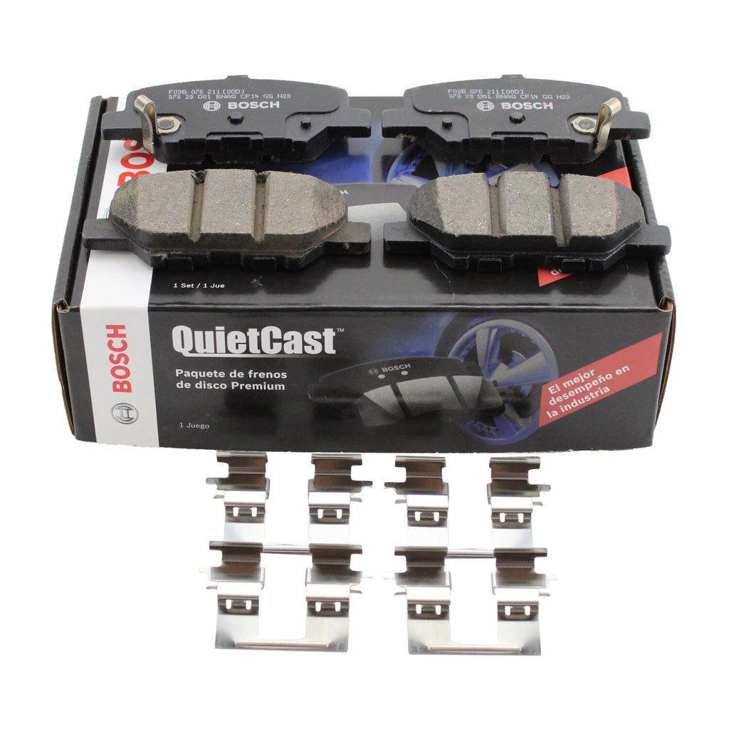 Set of 4 Bosch QuietCast Rear Ceramic Brake Pads for Mitsubishi Outlander Sport (2011–2021)
