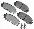 Set of 4 Akebono ProACT Front Disc Brake Pads for (ACT1184)