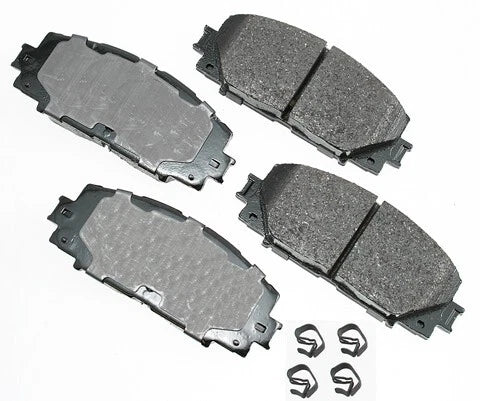 Set of 4 Akebono ProACT Front Disc Brake Pads for (ACT1184)