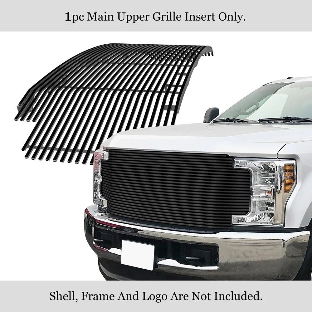 Stainless Black Billet Grille for Ford F250/F450 (2017–2019)