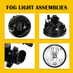 Front Bumper Fog Lights for Toyota Tacoma (2005–2011) Clear Lens
