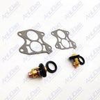 2Pcs Thermostat + Gasket for Yamaha 15-115-130-220HP 6E5-12411 688-12414