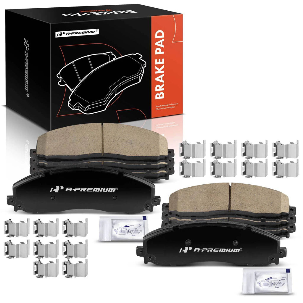8x Ceramic Brake Pads for Ford F-250/F-350 Super Duty (2005–2023)